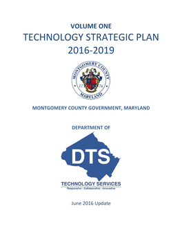Technology Strategic Plan 2016-2019
