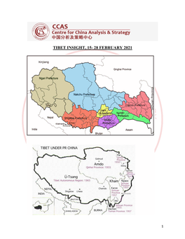 Tibet Insight, 15- 28 February 2021