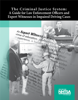 A Guide for Law Enforcement Officers and Expert Witnesses in Impaired