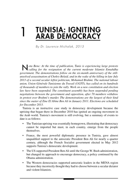 1 Tunisia: Igniting Arab Democracy