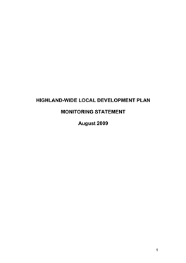 Highland-Wide Local Development Plan