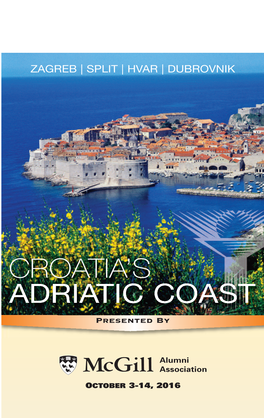 Adriatic Coast CROATIA's