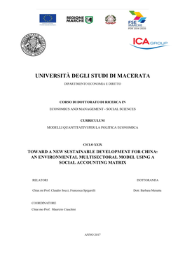 Università Degli Studi Di Macerata