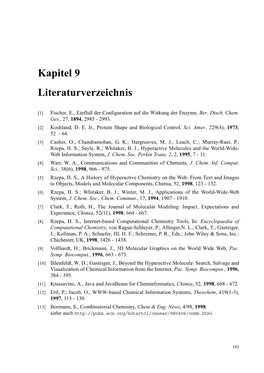 Kapitel 9 Literaturverzeichnis