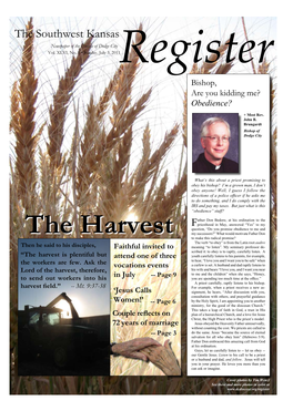The Southwest Kansas Newspaper of the Diocese of Dodge City Vol