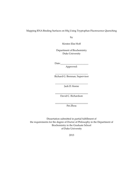 Duke University Dissertation Template