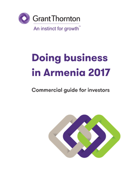 Doing Business in Armenia 2017 by Grant Thornton