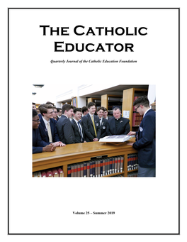 The Catholic Educator