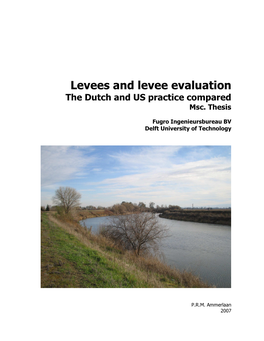 Levees and Levee Evaluation