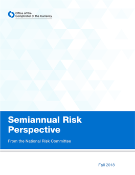 Semiannual Risk Perspective Fall 2018