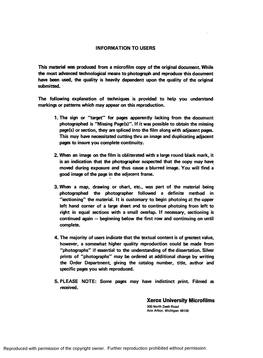 Xerox University Microfilms 300 North Zeeb Road Ann Arbor, Michigan 48106