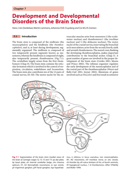 Development and Developmental Disorders of the Brain Stem