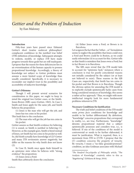 Gettier and the Problem of Induction by Ean Maloney