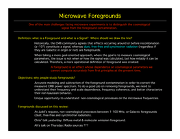 Microwave Foregrounds