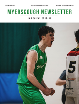Myerscough Newsletter in REVIEW: 2018-19