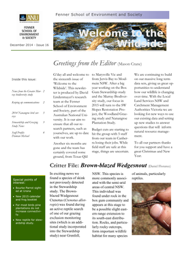 The Wildside December 2014 - I Ssue 16