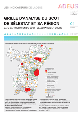 Grille D'analyse Du Scot De Sélestat Et Sa Région