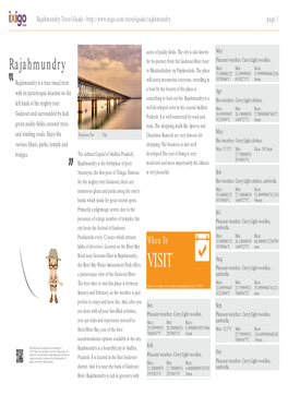 Rajahmundry Travel Guide - Page 1