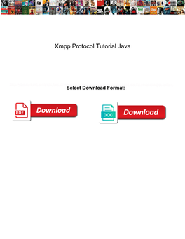 Xmpp Protocol Tutorial Java