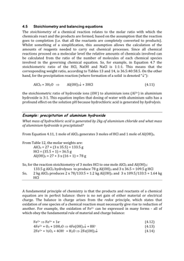 Stoichiometry Extract