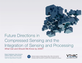 Future Directions in Compressed Sensing and the Integration of Sensing and Processing What Can and Should We Know by 2030?