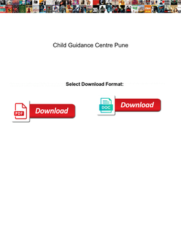 Child Guidance Centre Pune