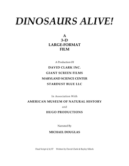 Dinosaurs Alive!