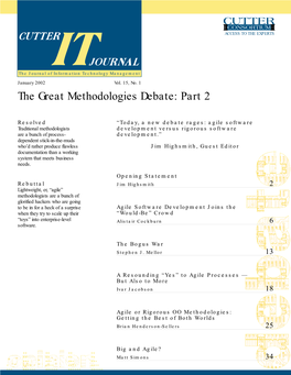 The Great Methodologies Debate: Part 2