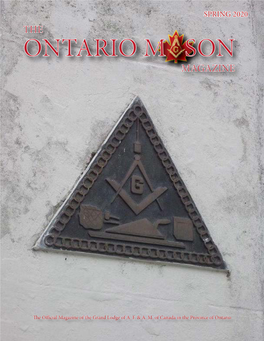 Ontario Mason Magazine Spring 2020 SPRING 2020