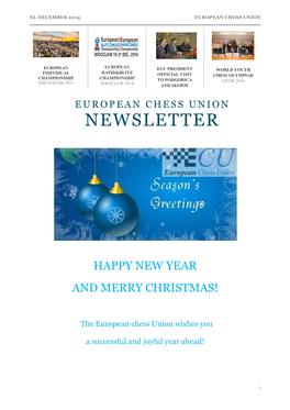 ECU NEWSLETTER December 2014