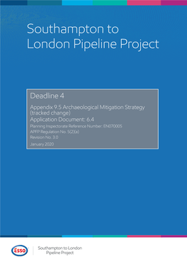 Southampton to London Pipeline Project