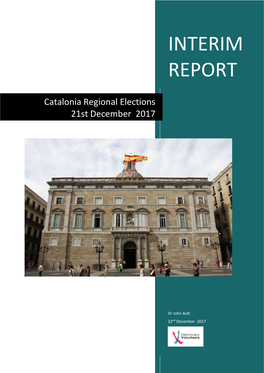 Catalonia Regional Elections 21St December 2017