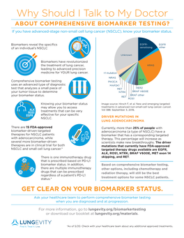 Biomarker Testing Quick Facts Flyer