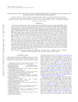 Nearby Early-Type Galactic Nuclei at High Resolution: Dynamical Black