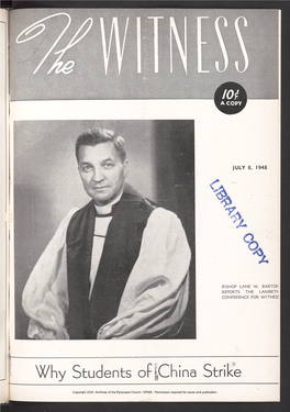 Copyright 2020. Archives of the Episcopal Church / DFMS