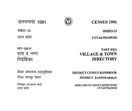 District Census Handbook, Gonda, Part-XIIA, Series-25, Uttar Pradesh