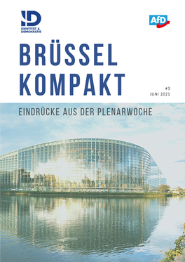 Eindrücke Aus Der Plenarwoche BRÜSSEL KOMPAKT // JUNI 2021