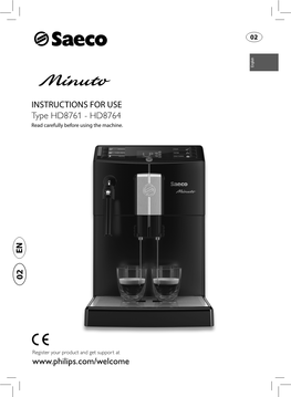 Saeco Minuto Espresso Machine & Coffee Maker