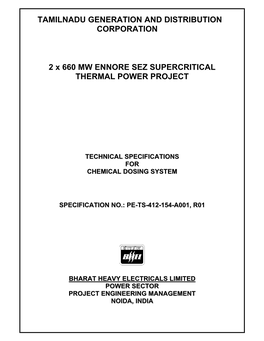 TAMILNADU GENERATION and DISTRIBUTION CORPORATION 2 X