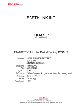 Earthlink Inc