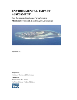 Maabaidhoo Harbour EIA Opt.Pdf