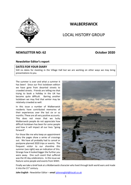 Newsletter No 62 October 2020.Pdf