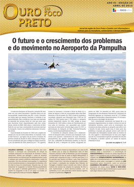 O Futuro E O Crescimento Dos Problemas E Do Movimento No Aeroporto Da Pampulha INTERNET