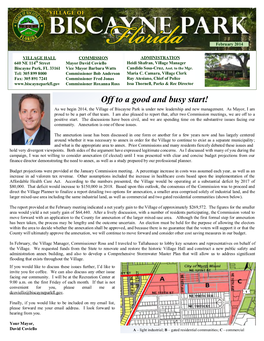 February 2014 Newsletter.Pdf