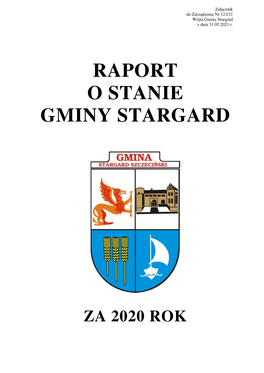 Raport O Stanie Gminy Stargard Za Rok 2020