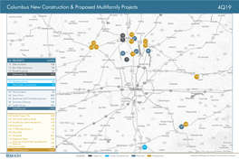 Columbus New Construction & Proposed Multifamily Projects