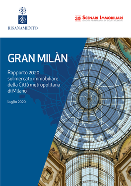 Rapporto 2020 Sul Mercato Immobiliare Della Città Metropolitana Di Milano