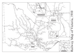 Railway Map of Victoria, 1910