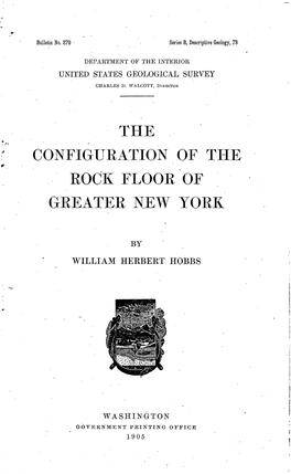 The Configuration of the Rock Floor of Greater New York