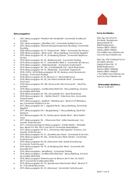 Seite 1 Von 9 Bebauungspläne • 2021